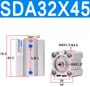 SDA32X45 Пневматический цилиндр