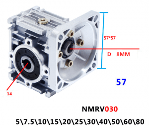 NMRV-30 (1-10) 57мм Червячный Редуктор