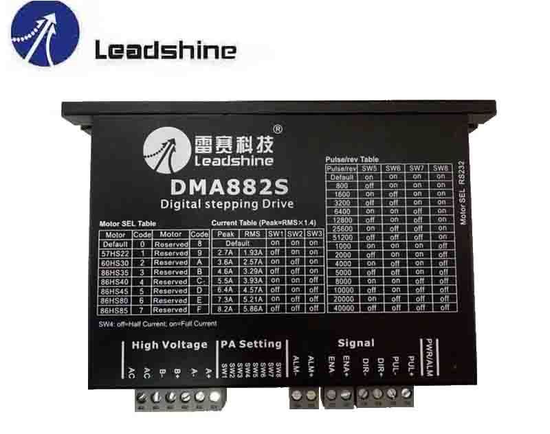 DMA882S 8.2А Leadshine Драйвер шагового двигателя.jpg DMA882S 8.2А Leadshine Драйвер шагового двигателя.jpg