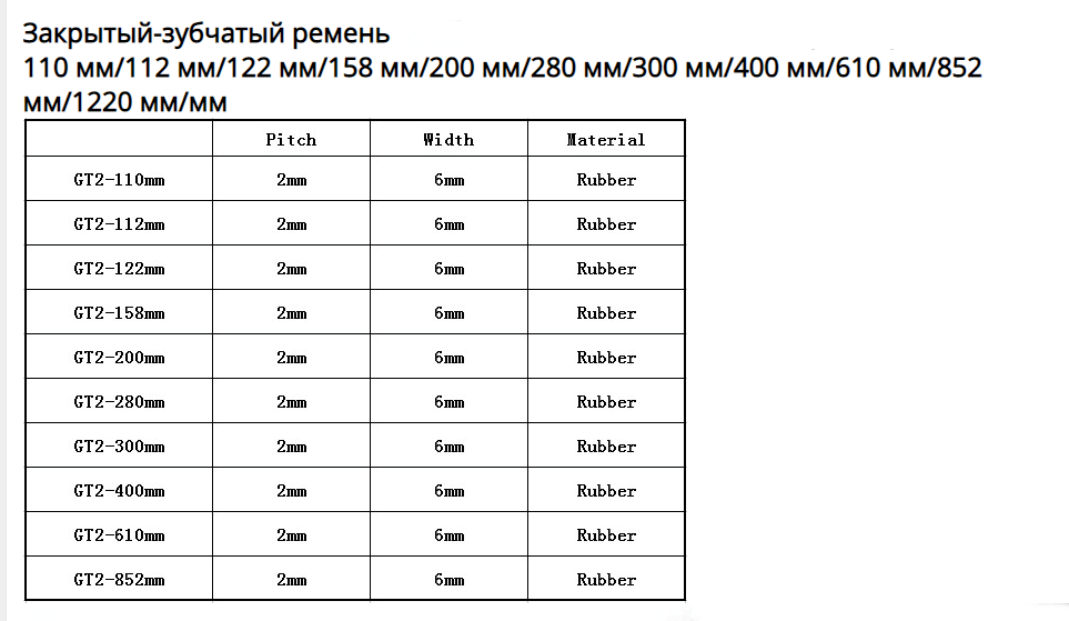 2GT Ремни 2GT Ремни