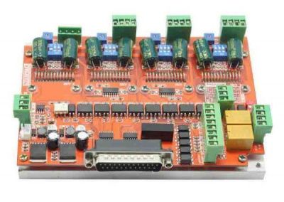 NV8727T4 4.8A 4 оси Контроллер шаговых двигателей Red