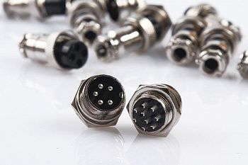 картинка GX16-2.3.4.5.6.7.8.10 pin Штекерный разъем от магазина 999CNC.RU