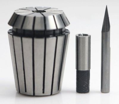 картинка Переходник для фрез на 3.175мм с 6мм от магазина 999CNC.RU