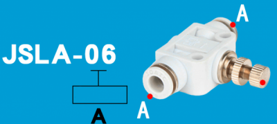 Фитинг с дросселем JSLA-06 6